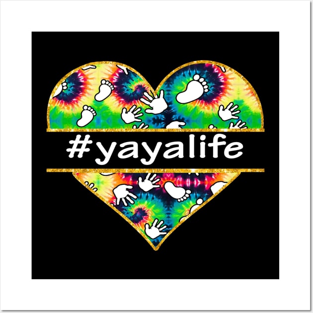 Hippe Heart Yaya Life Wall Art by Rumsa